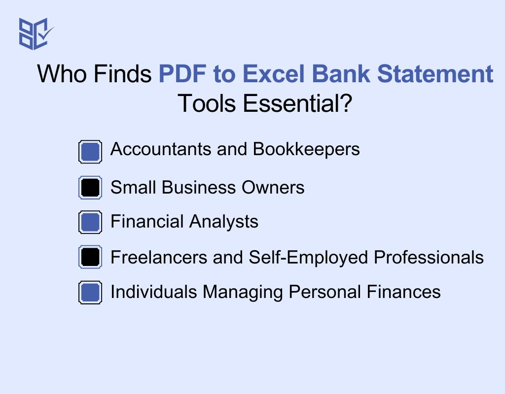 Who Finds PDF to Excel Bank Statement Tools Essential
